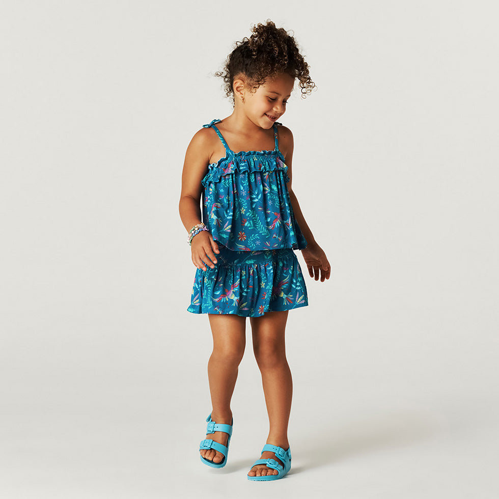 Svala Blue Skater Skirt