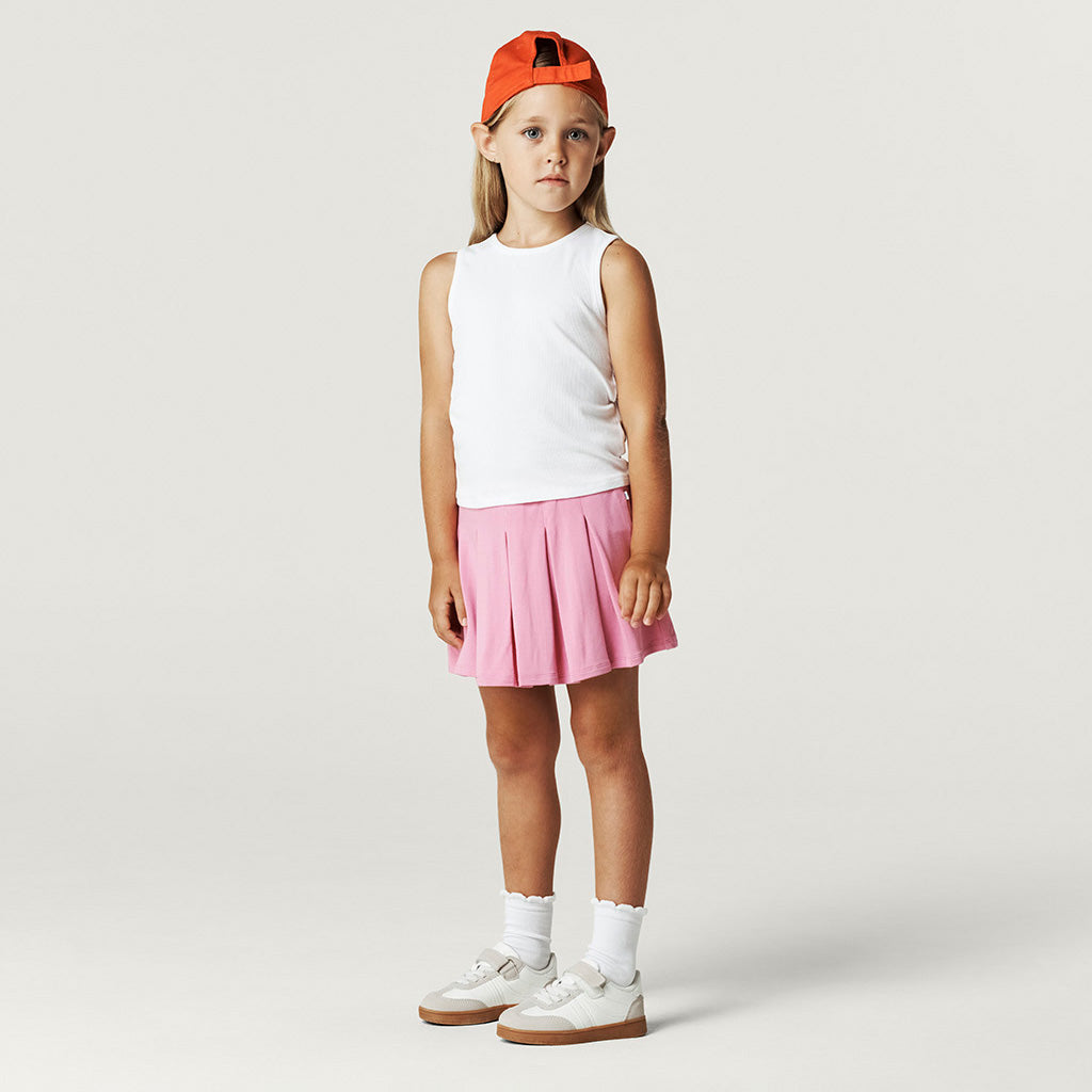 White Premium Knit Racerback Tank