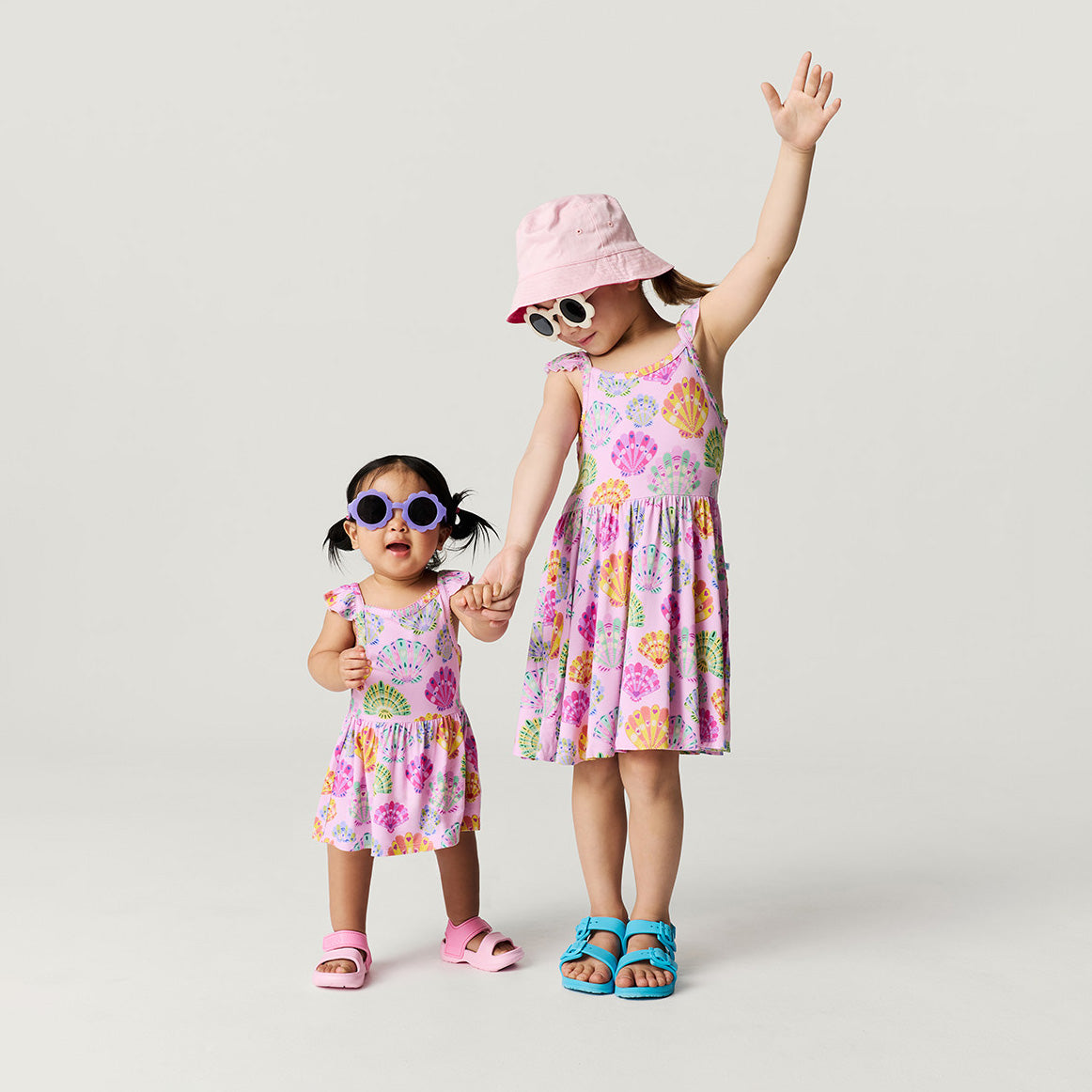 Catalina Ruffled Picot Bodysuit Dress