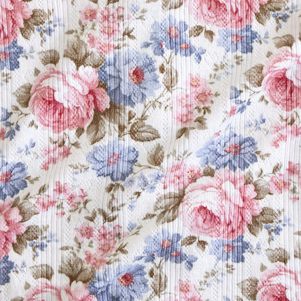 Etta Pointelle Ruffled Twirl Dress