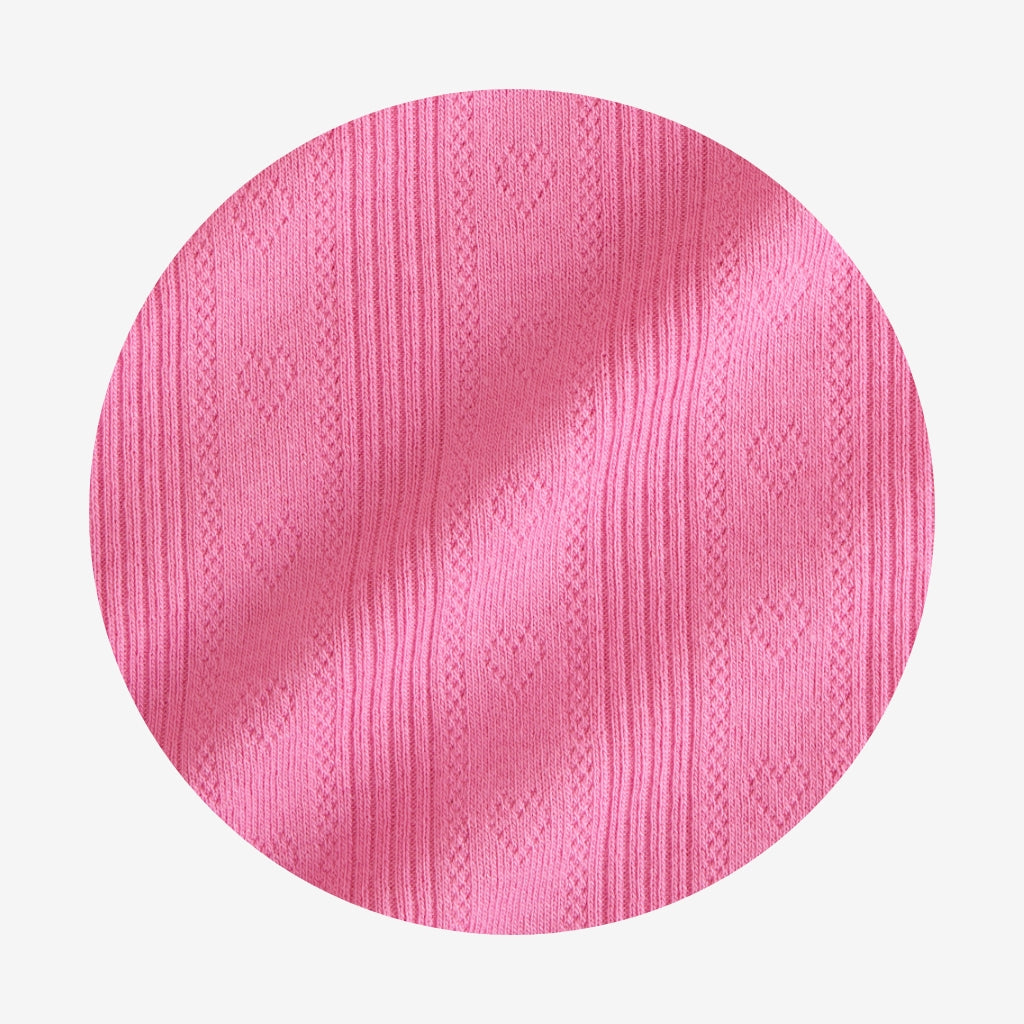 Cruisin' Pink Women's Pointelle Romper