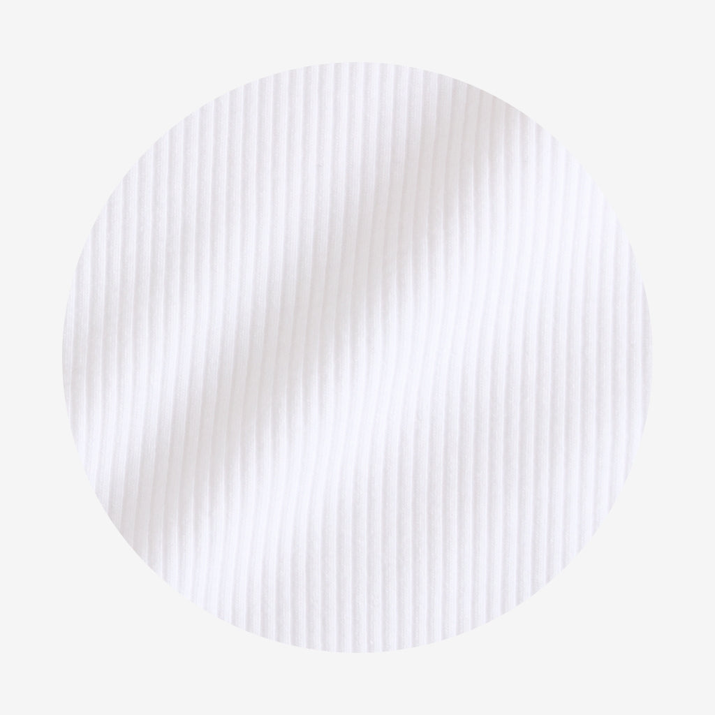 White Premium Knit Racerback Tank