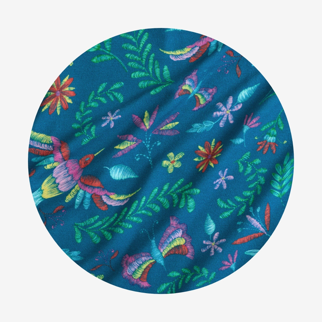 Svala Blue Ruffled Cami